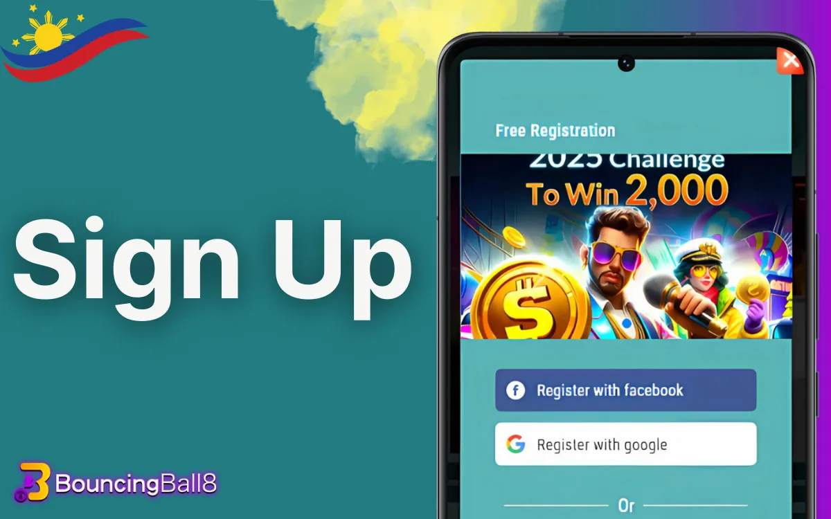 Sign Up Guide BouncingBall8