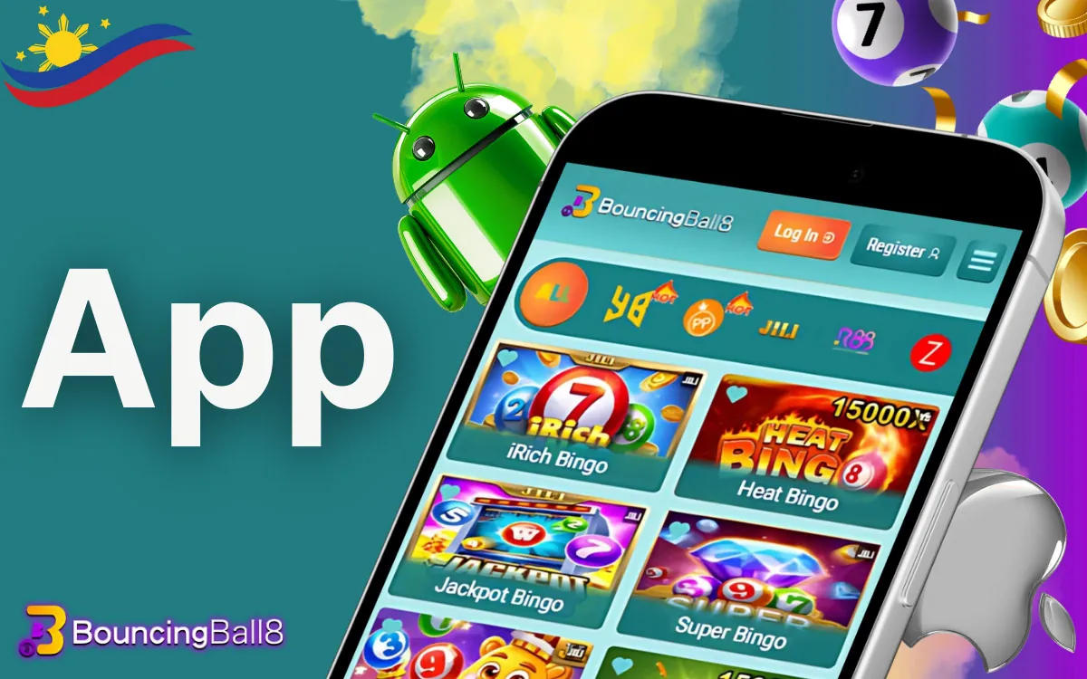 BouncingBall8 Mobile Bingo App