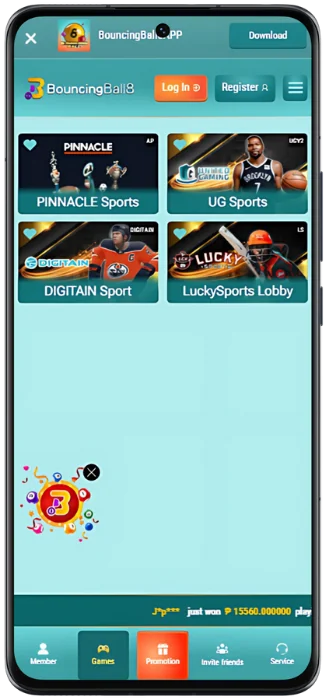 BouncingBall8 Screenshot of the Sport program